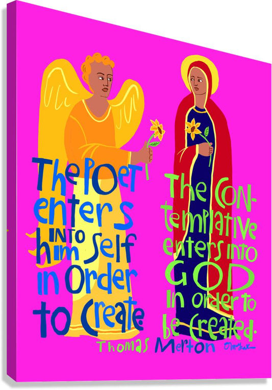 Poet and the Contemplative - Canvas Print