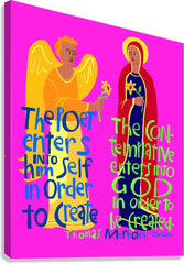 Canvas Print - Poet and the Contemplative by M. McGrath