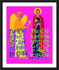 Wall Frame Black, Matted - Poet and the Contemplative by M. McGrath