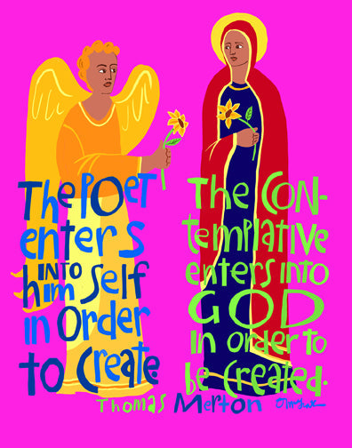 Poet and the Contemplative - Metal Print