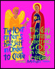 Poet and the Contemplative - Wood Plaque