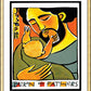 Wall Frame Gold, Matted - St. Joseph, Patron of Fathers by M. McGrath