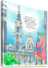 Canvas Print - Pope Francis: Philly City Hall by Br. Mickey McGrath, OSFS - Trinity Stores