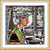 Wall Frame Gold, Matted - St. Peter, Patron of Fisherman by M. McGrath