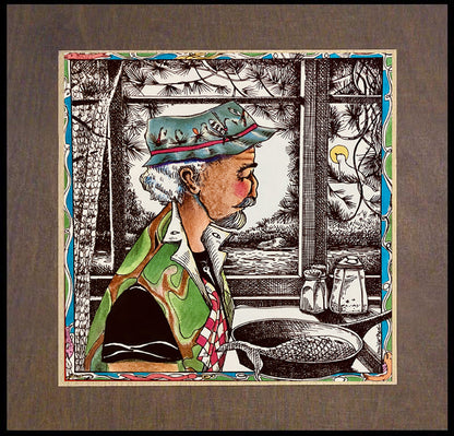 St. Peter, Patron of Fisherman - Wood Plaque Premium