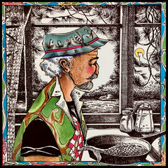 Wood Plaque - St. Peter, Patron of Fisherman by M. McGrath