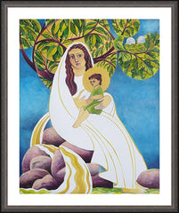 Wall Frame Espresso - Mary, Promised Land by M. McGrath