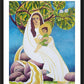 Wall Frame Black, Matted - Mary, Promised Land by Br. Mickey McGrath, OSFS - Trinity Stores