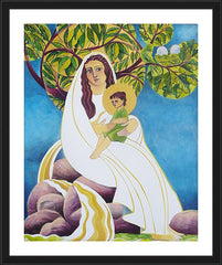 Wall Frame Black - Mary, Promised Land by M. McGrath