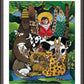 Wall Frame Espresso, Matted - Prince of Peace by M. McGrath