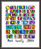 Wall Frame Espresso - All Creatures Praise the Lord by M. McGrath