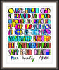 Wall Frame Espresso, Matted - All Creatures Praise the Lord by M. McGrath