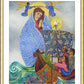 Wall Frame Gold, Matted - Mary, Queen of the Apostles by M. McGrath