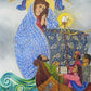Wall Frame Espresso, Matted - Mary, Queen of the Apostles by M. McGrath