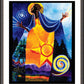 Wall Frame Espresso, Matted - Queen of Heaven, Mother of Earth by Br. Mickey McGrath, OSFS - Trinity Stores
