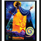 Wall Frame Black, Matted - Queen of Heaven, Mother of Earth by Br. Mickey McGrath, OSFS - Trinity Stores