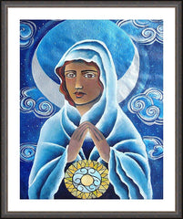 Wall Frame Espresso - Mary, Queen of the Prophets by M. McGrath