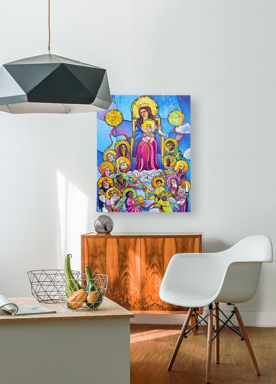 Metal Print - Mary, Queen of the Saints by M. McGrath