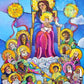 Canvas Print - Mary, Queen of the Saints by Br. Mickey McGrath, OSFS - Trinity Stores