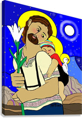 Canvas Print - Resting on the Flight to Egypt by M. McGrath