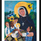 Wall Frame Black, Matted - St. Rose Duchesne by Br. Mickey McGrath, OSFS - Trinity Stores