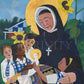 Wall Frame Gold, Matted - St. Rose Duchesne by Br. Mickey McGrath, OSFS - Trinity Stores
