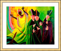 Wall Frame Gold - Sr. Thea Bowman: Rise Up Shepherds by M. McGrath
