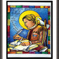 Wall Frame Espresso, Matted - St. Francis de Sales by Br. Mickey McGrath, OSFS - Trinity Stores