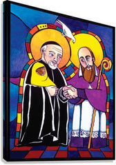 Canvas Print - Sts. Francis de Sales and Vincent de Paul by M. McGrath