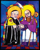 Metal Print - Sts. Francis de Sales and Vincent de Paul by Br. Mickey McGrath, OSFS - Trinity Stores