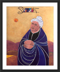 Wall Frame Black - St. Sarah by M. McGrath