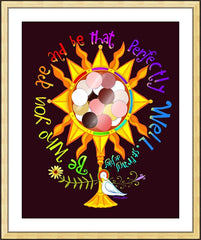 Wall Frame Gold - St. Francis de Sales' Body of Christ by M. McGrath