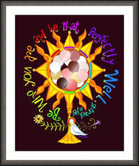 Wall Frame Espresso - St. Francis de Sales' Body of Christ by M. McGrath
