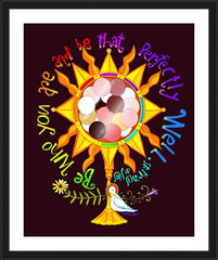 Wall Frame Black - St. Francis de Sales' Body of Christ by M. McGrath
