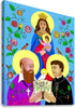 Canvas Print - Sts. Francis de Sales and John Bosco by Br. Mickey McGrath, OSFS - Trinity Stores