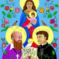 Canvas Print - Sts. Francis de Sales and John Bosco by Br. Mickey McGrath, OSFS - Trinity Stores