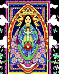 Acrylic Print - Mary, Seat of Eastern Wisdom by M. McGrath