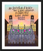 Wall Frame Black, Matted - My Soul is Full of Peace by M. McGrath