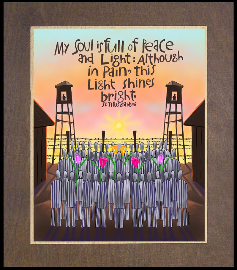 My Soul is Full of Peace - Wood Plaque Premium