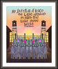 Wall Frame Espresso, Matted - My Soul is Full of Peace by M. McGrath