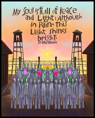 Wood Plaque - My Soul is Full of Peace by M. McGrath