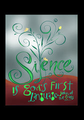 Holy Card - Silence is God's First Language by M. McGrath
