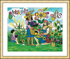 Wall Frame Gold - Stewards of God's Gifts by M. McGrath
