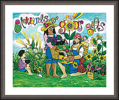 Wall Frame Espresso - Stewards of God's Gifts by M. McGrath