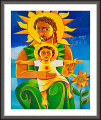 Wall Frame Espresso - Son of Justice by M. McGrath