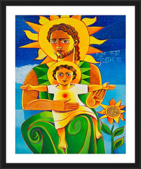 Wall Frame Black - Son of Justice by M. McGrath