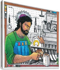 Canvas Print - St. Joseph's Workshop by M. McGrath