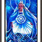 Wall Frame Espresso, Matted - Mary, Star of the Sea by M. McGrath