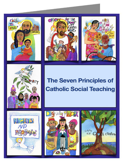 Seven Principles of Catholic Social Teaching - Note Card 