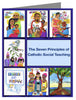 Seven Principles of Catholic Social Teaching - Custom Text Note Card 